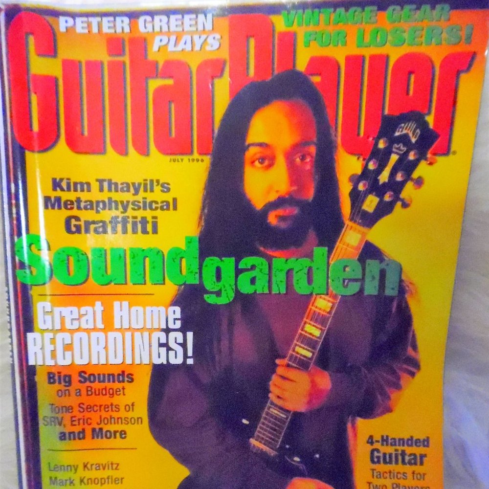 Guitar Player Magazine July 1996 Soundgarden
